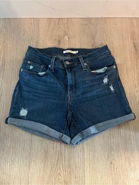 Levi’s Denim Rolled-Hem Women's Shorts